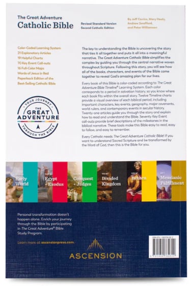 The Great Adventure Catholic Bible by Jeff Cavins | Rex Catholic Rex ...